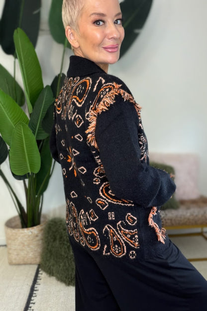 Fringe Folk Knitted Jacket