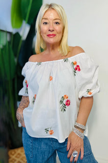 Flora Bardot Top