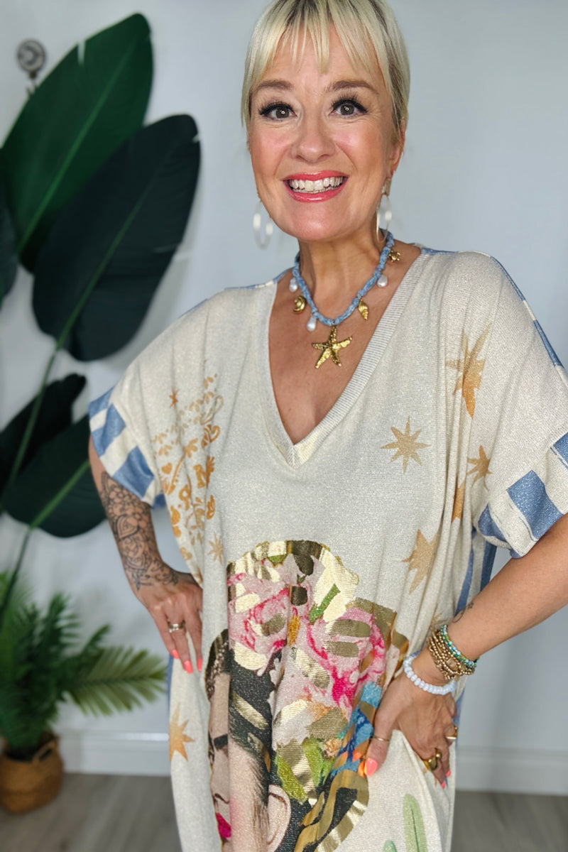 Frida Kahlo Maxi Dress - Style 3