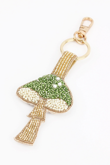My Doris Outlet Mushroom Keyring/Bag Charm - Green