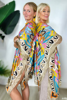 Heart Silk Mix Kaftan