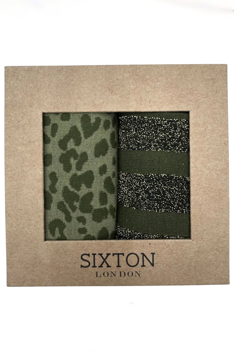 Sixton London Socks Box Duo - Ivy