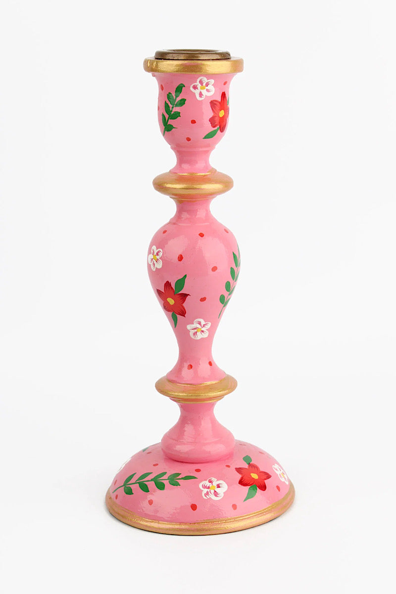 My Doris Large Pink Candlestick