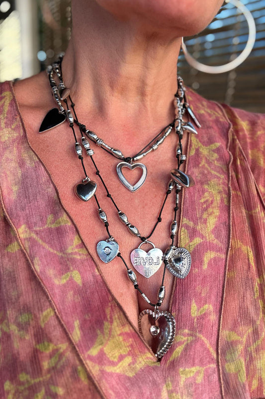 Triple Strand LOVE Necklace
