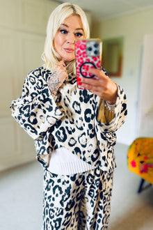 Yumi Leopard Print Crossover Top