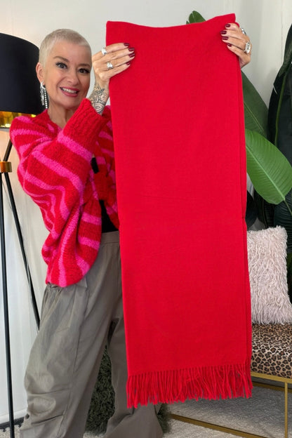 Soft Cashmere Mix Scarf