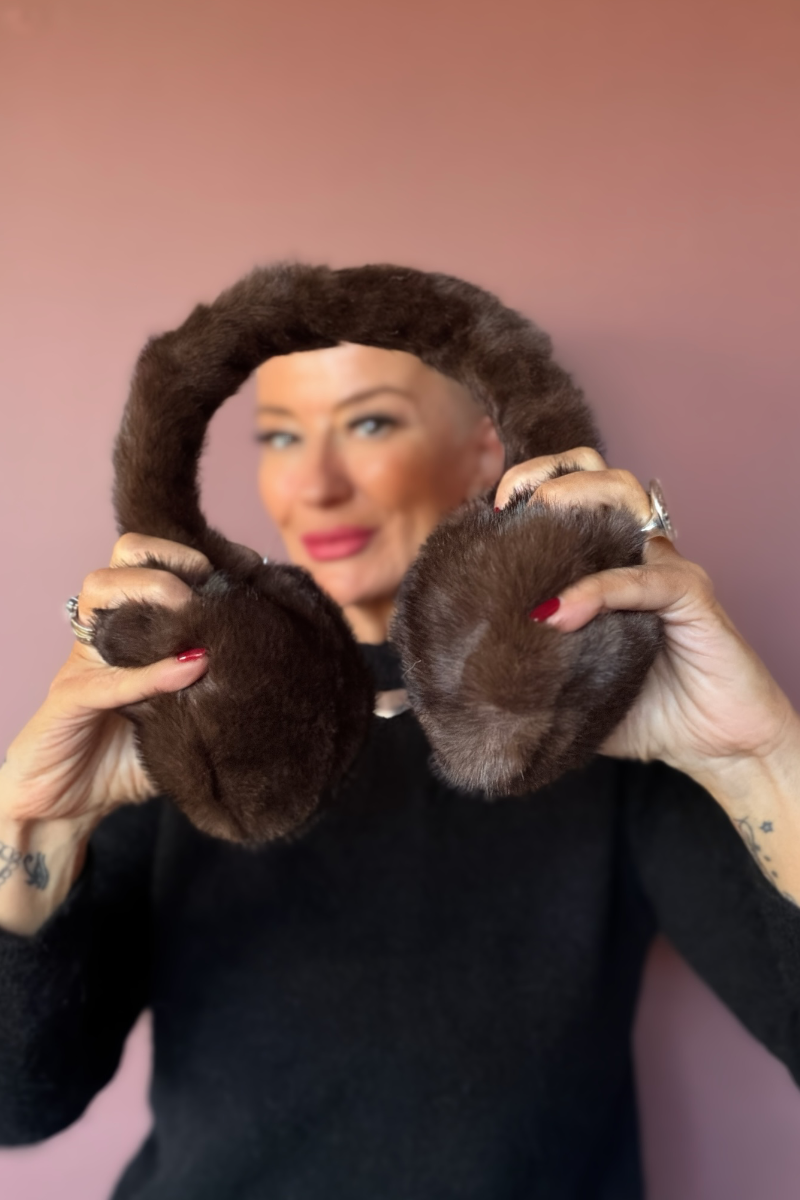 Faux Fur Muffalettas - Plain