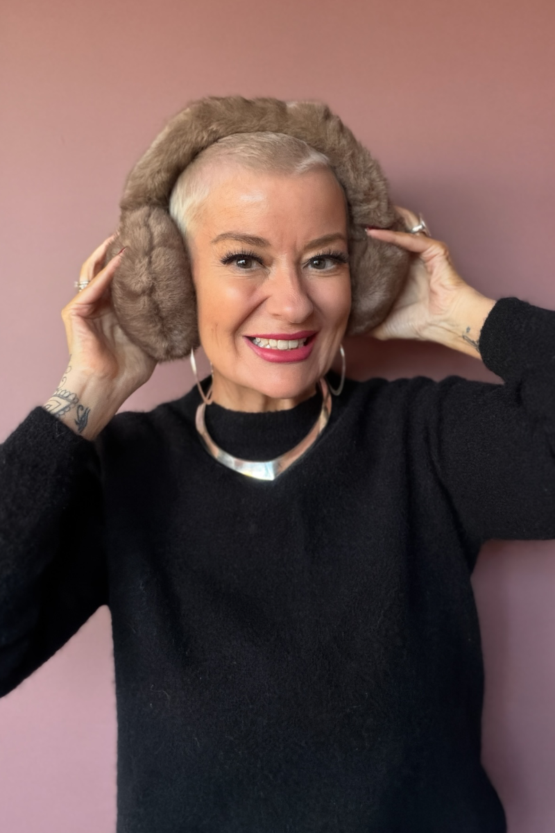 Faux Fur Muffalettas - Plain