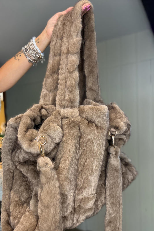 Bella So Soft Faux Fur Bag
