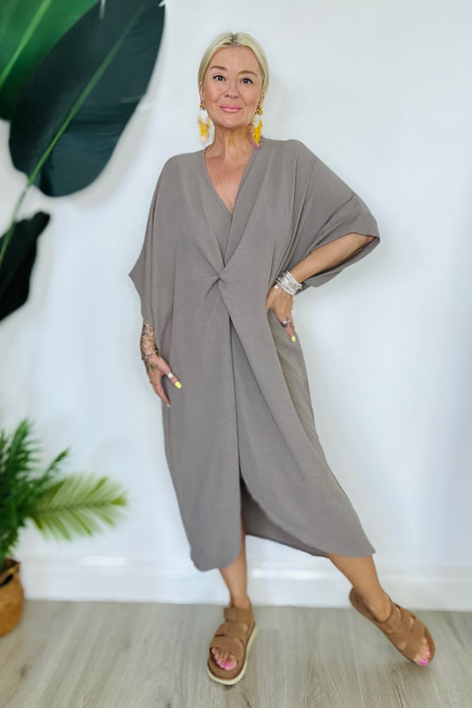 Alba Knot Front Dress