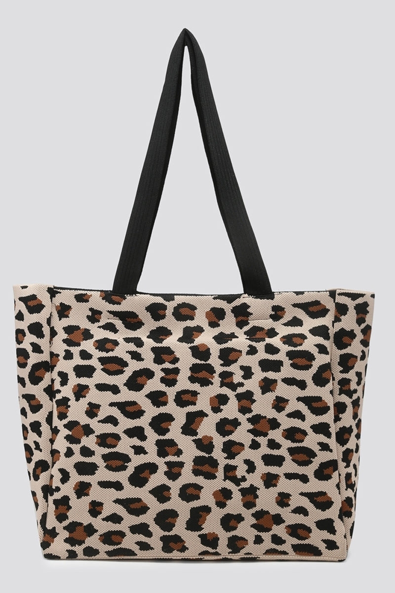 Leopard Print Tote Bag