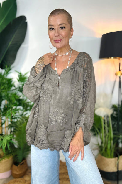 Gracie Floral Lace Top - PRE-ORDER