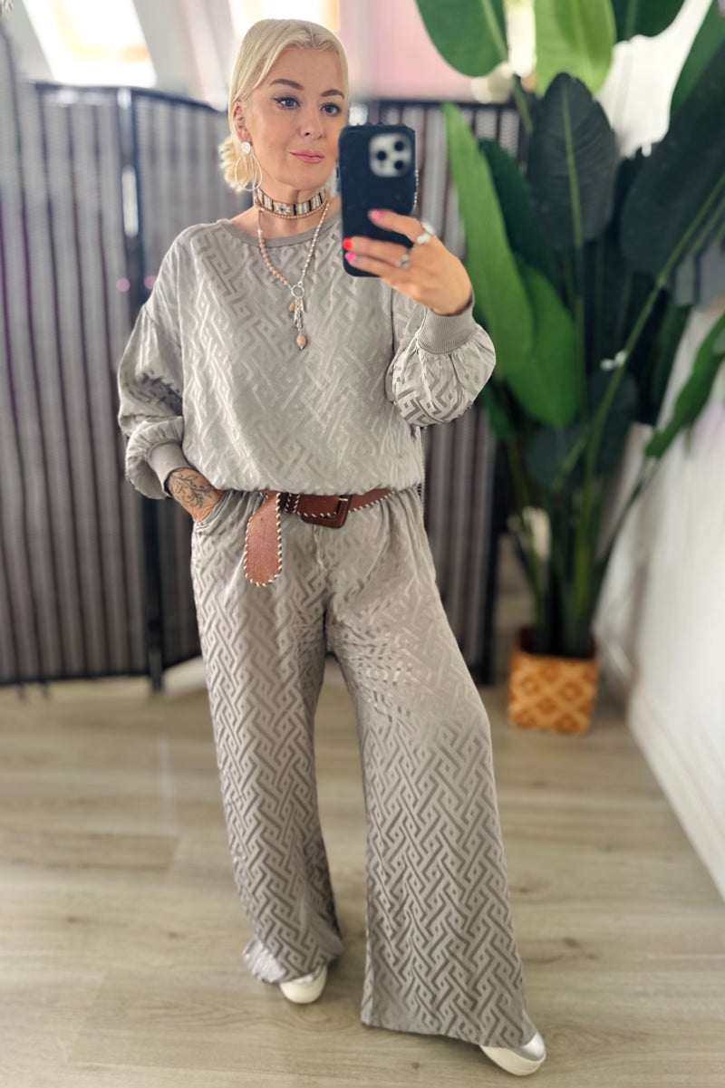 Charlie Satin Sweat Top