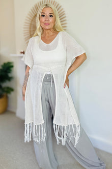 Dalia Open Knit Tunic
