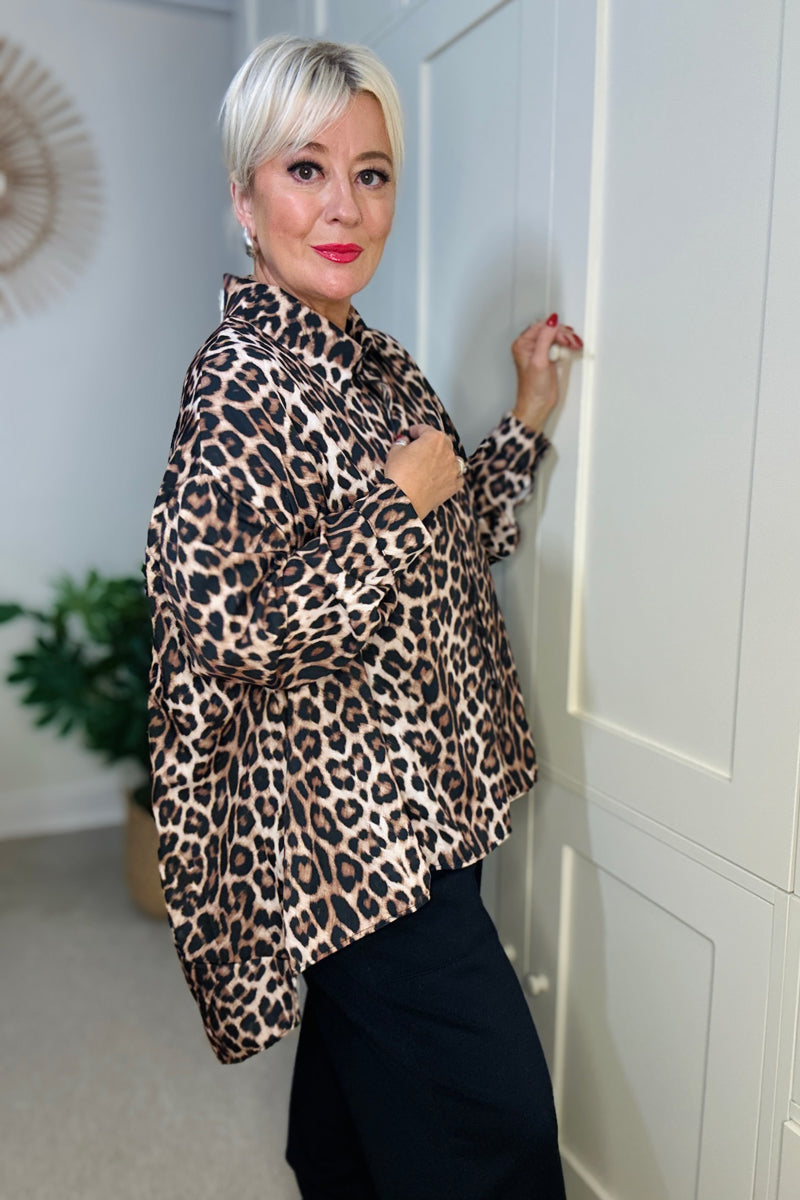 Bridget Leopard Print Shirt