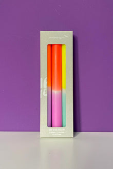 3 pack neon candles 
