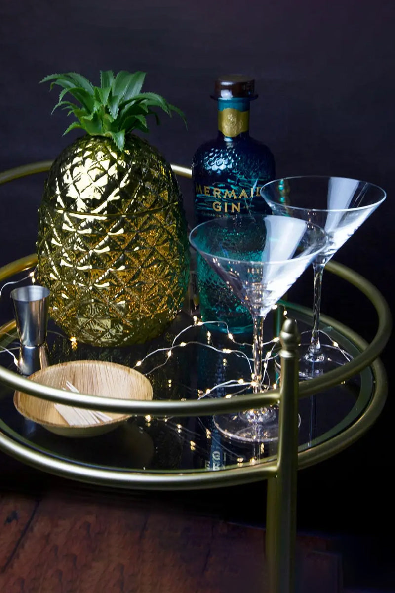 Ceramic Pineapple Ice Bucket