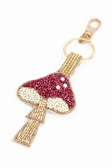 My Doris Outlet Mushroom Keyring/Bag Charm - Pink