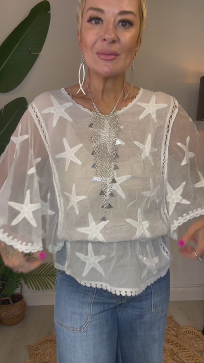 Star Flower Top