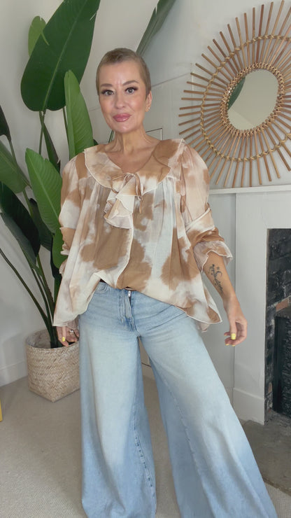 Tie Dye Blouse