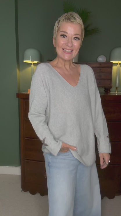 Clara Star Sleeve Knit