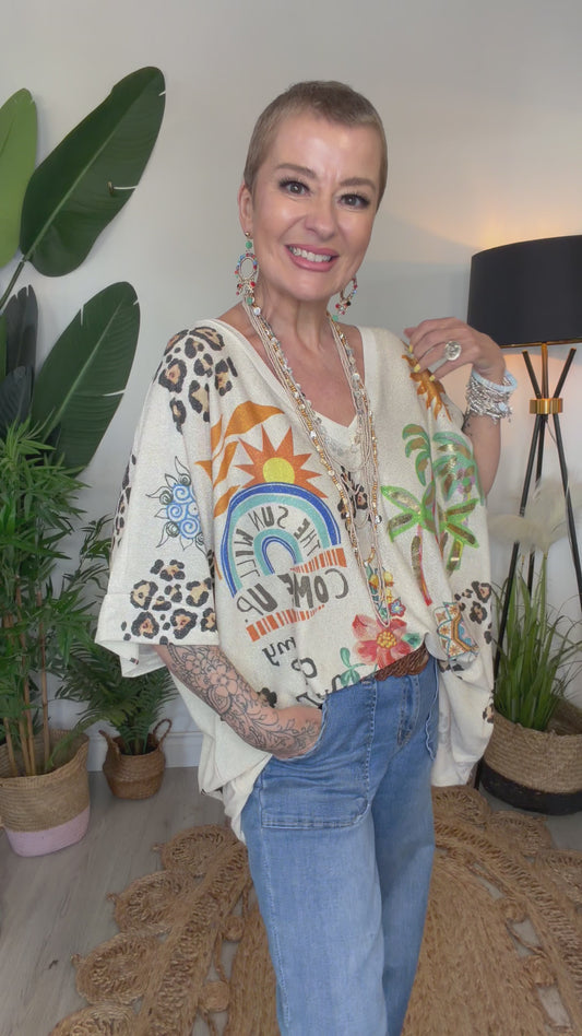 Golden Glow Knit Top