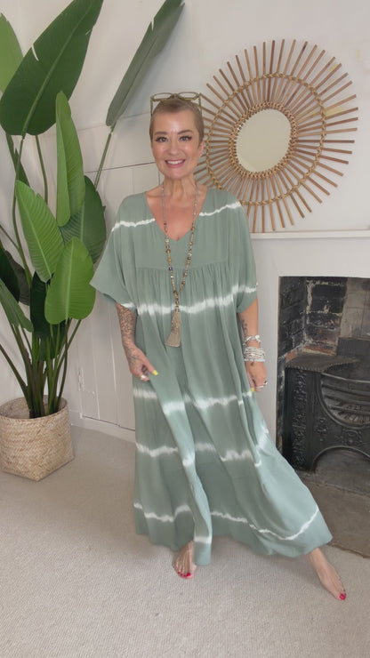 Tie-Dye Maxi Dress