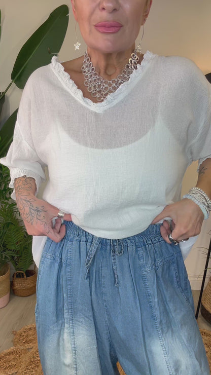 Relaxed Fit Cocoon Jeans