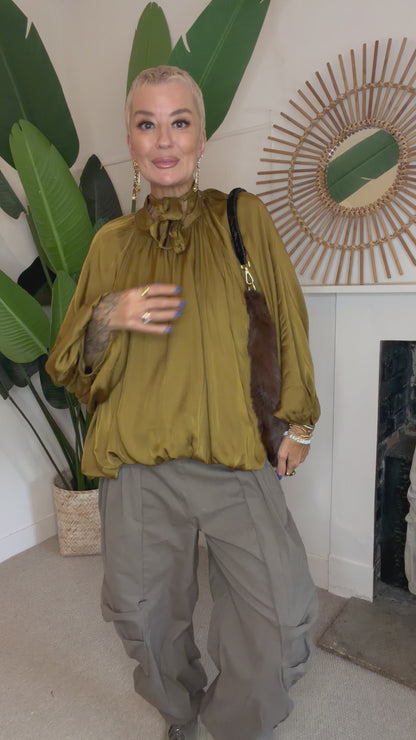 Mina Satin Top