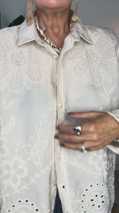 Cleo Broderie Shirt