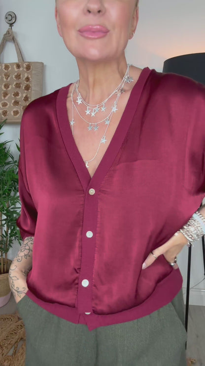 Elara Silky Cardigan