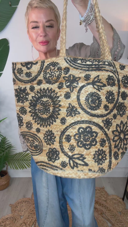 Anaya Jute Bag - Diamond