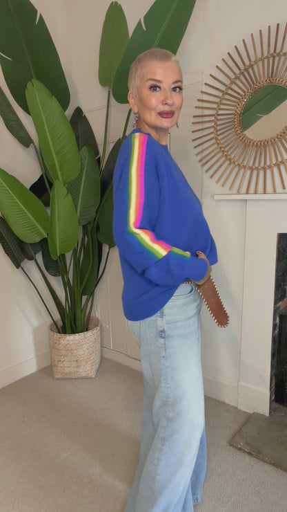 Colour Pop Sleeve Knit