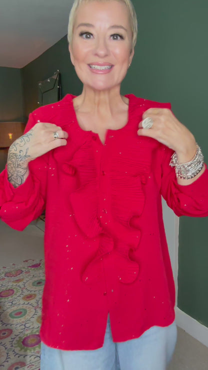 Freida Ruffle Blouse