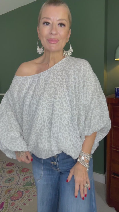 Lola Leopard Print Top