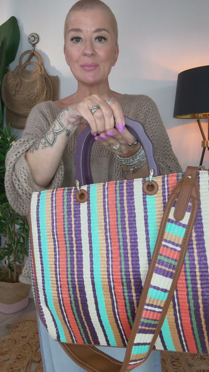 Sadie Raffia Bag