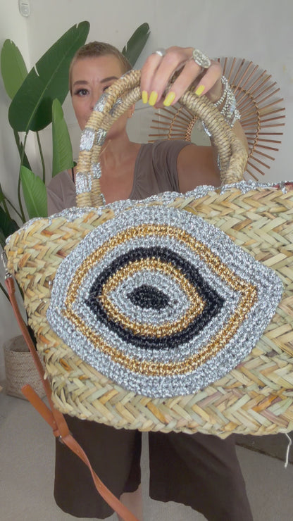 Eye Basket Bag