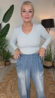 Brooke Balloon Pants - Vintage Denim