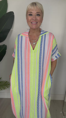 Chevron Longline Cotton Tunic