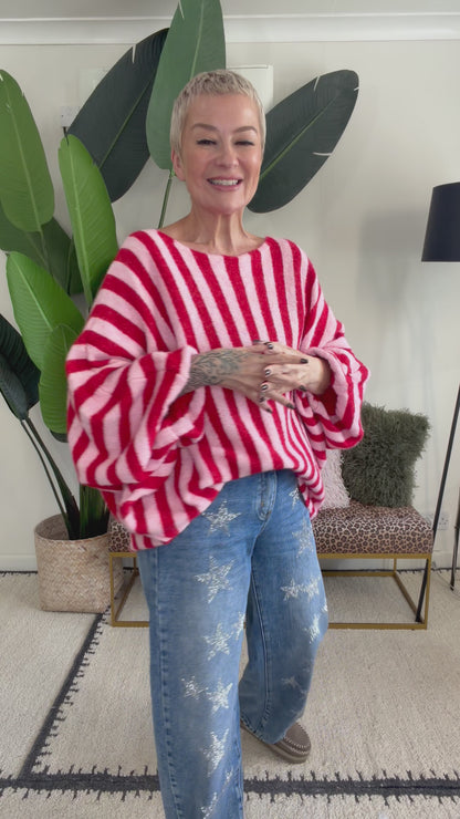 Stripe Slouchy Knit