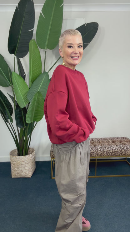Bubble Hem Sweat