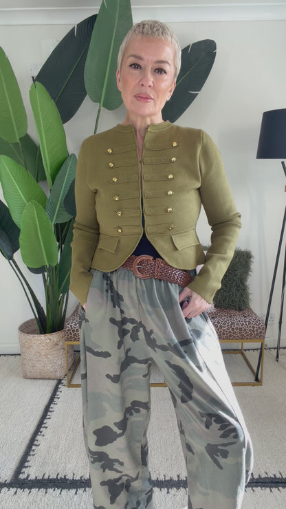 Military Cardigan