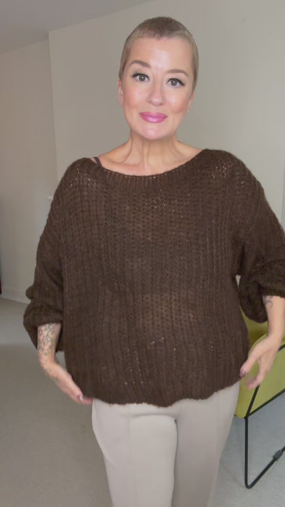 Slouchy Open Knit