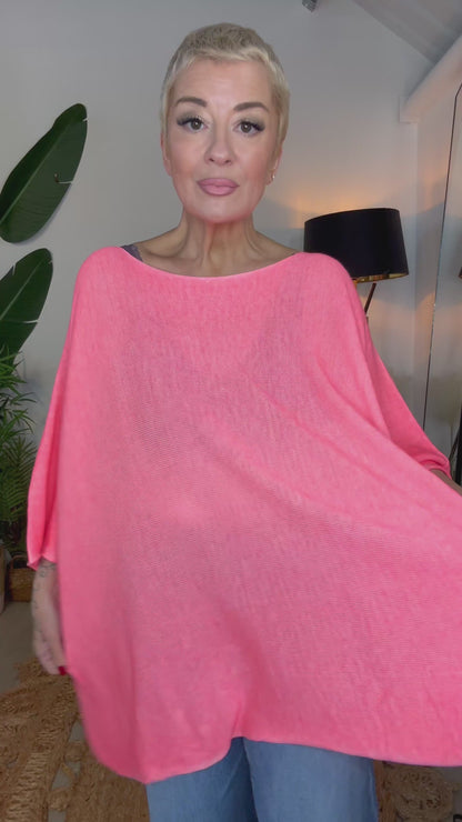 Slouch This Way! Short Sleeve Knit