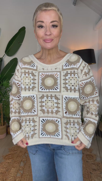 Moonflower Crochet Knit