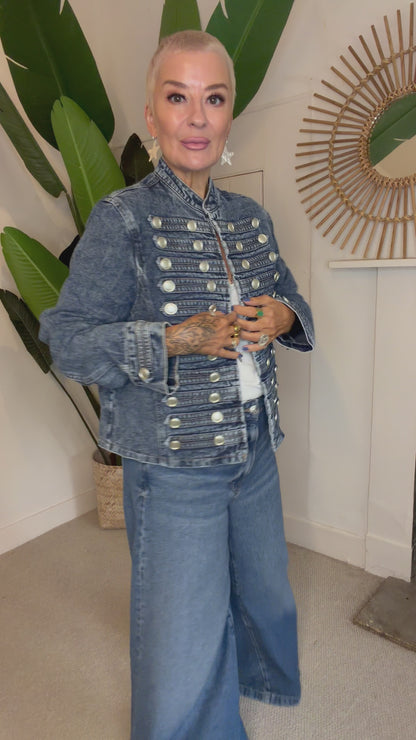 Military Denim Jacket