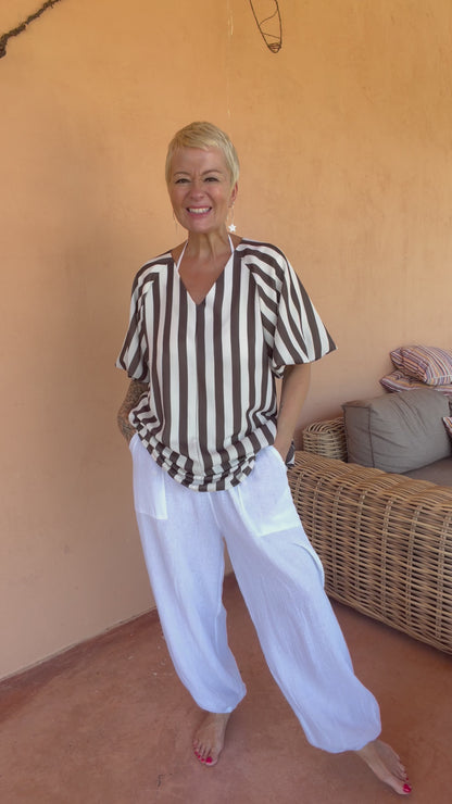 Striipe Tunic Dress