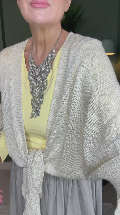 Tie Front Cardigan