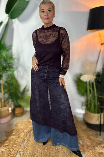 Midnight Whisper Maxi Dress