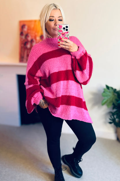 Monica Oversized Stripe Jumper